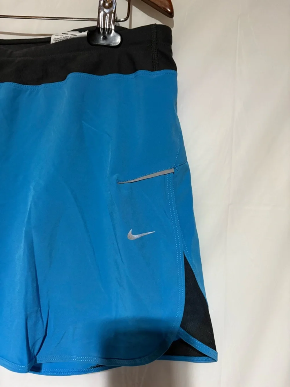 Nike Blue Athletic Skort with Black Waistband - Picture 2 of 9